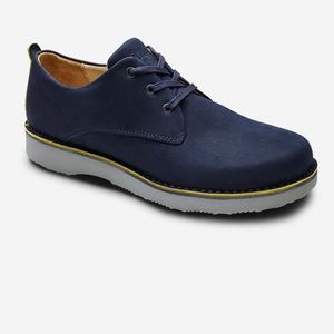 Samuel Hubbard Free Navy Nubuck Comfort Oxford